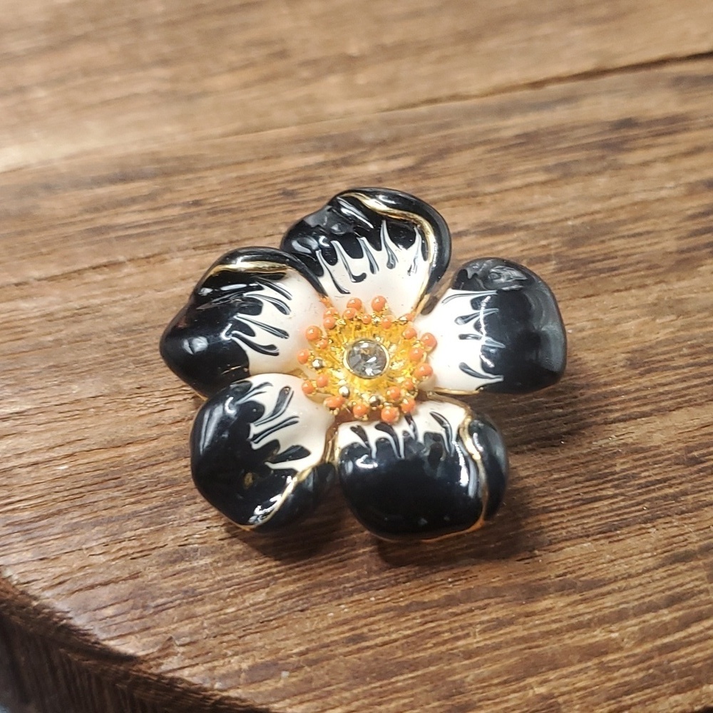 Joan rivers brooch dahlia bloom collectors‎ B821
